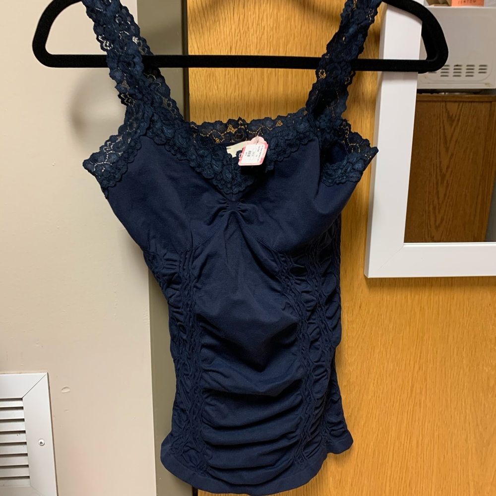 navy blue tank top